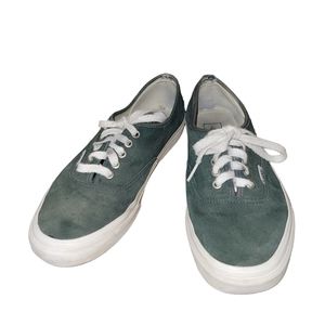 Vans Authentic Pig Suede Stormy Weather & True White Men's 9.5 w/ scotch…